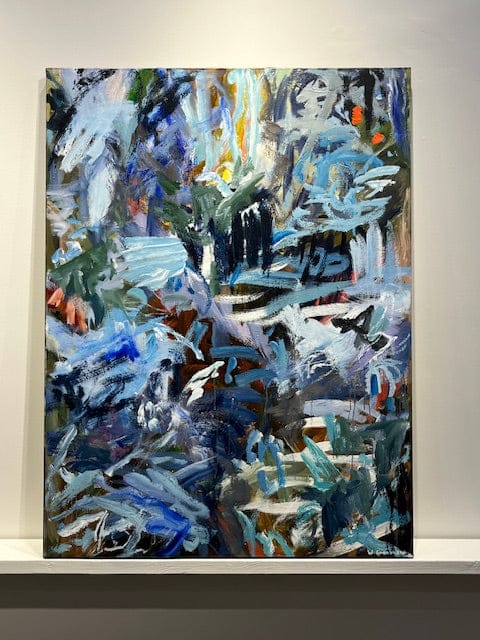 Warren Goodman painting Free Blues Art Works Gallery