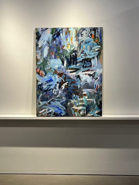 Warren Goodman painting Free Blues Art Works Gallery