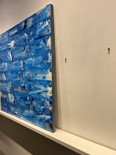Yuri Padal painting Blue 48 Art Works Gallery