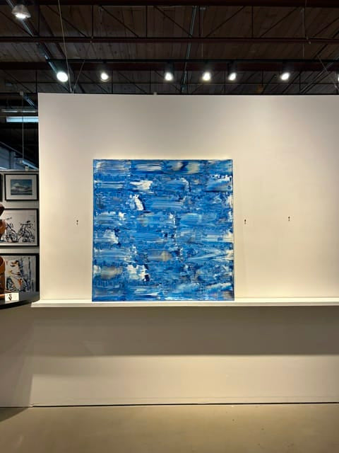 Yuri Padal painting Blue 48 Art Works Gallery