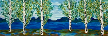 Yuri Padal painting Tree Landscape Art Works Gallery