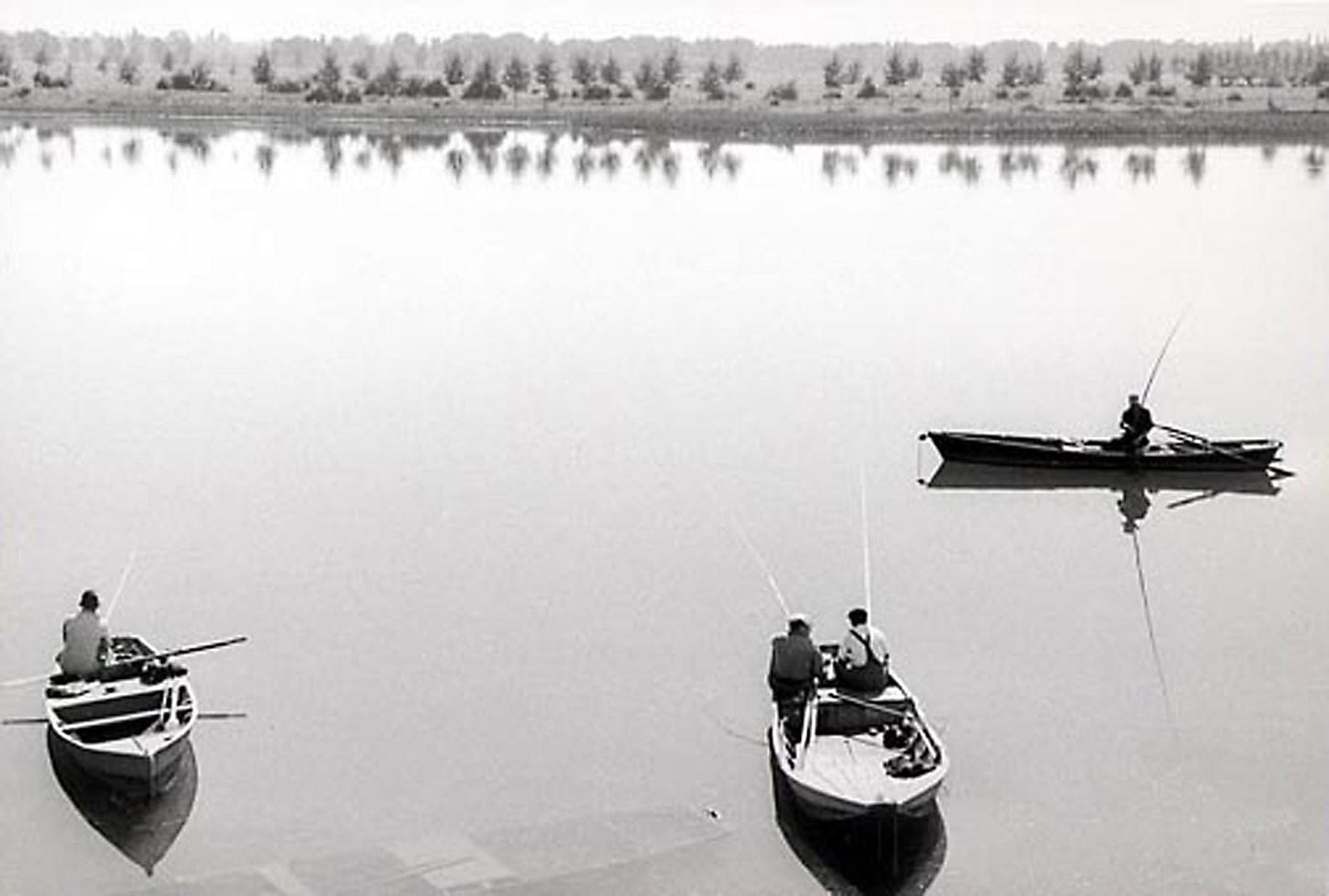 Brent Hannon photo Fishing Near Lyon France 1956 Art Works Gallery