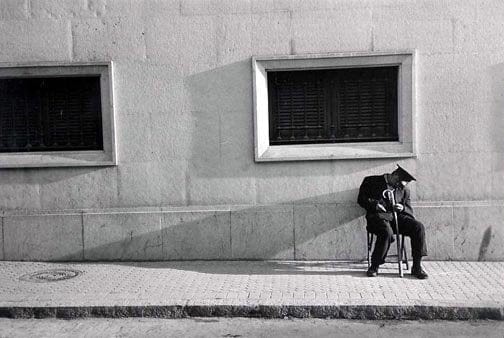 Brent Hannon photo Sleeping Watchman Seville, Spain1956 Art Works Gallery