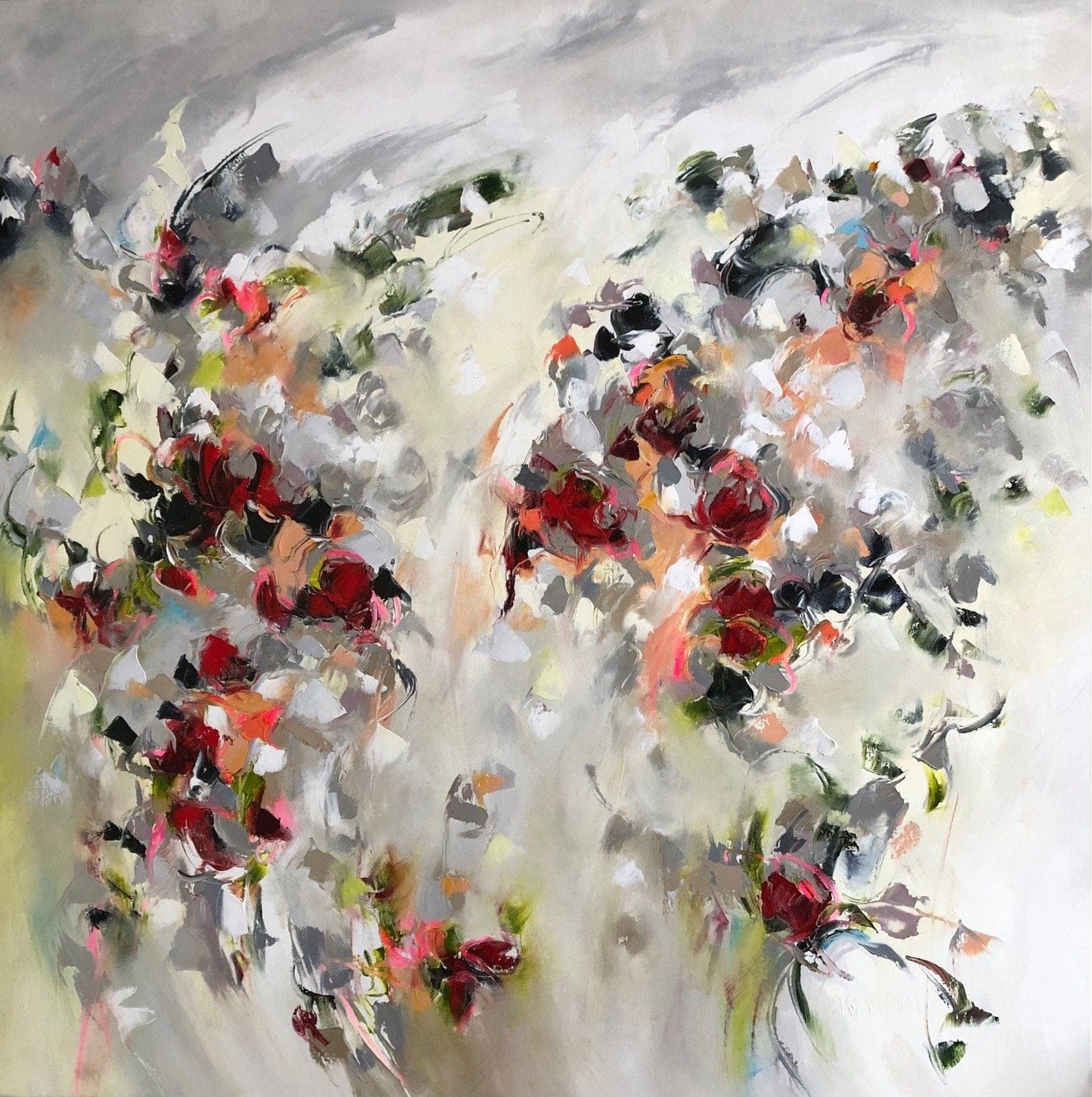 Carole Arnston painting Migration Art Works Gallery
