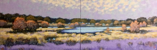 Claude Rousseau painting Marshland Art Works Gallery