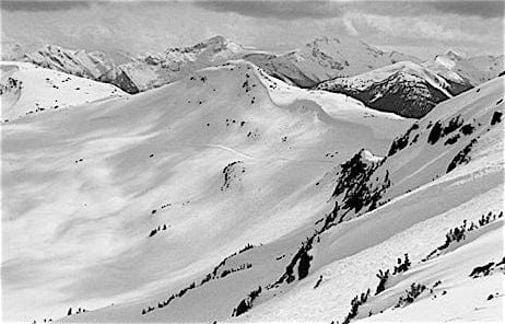 Clay Davidson photo Whistler Mountain, BC, framed Art Works Gallery