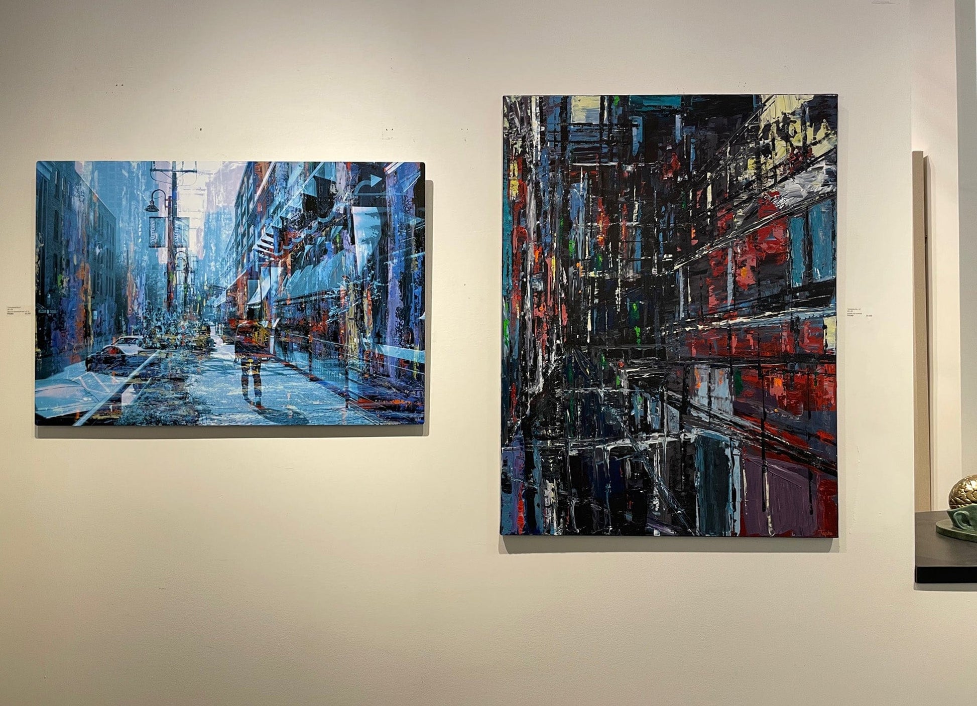 David Tycho painting Urbania No. 1 Art Works Gallery