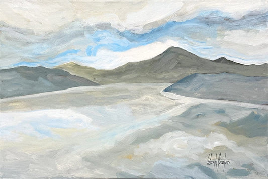 Deryk Houston painting Coastal Clouds Art Works Gallery