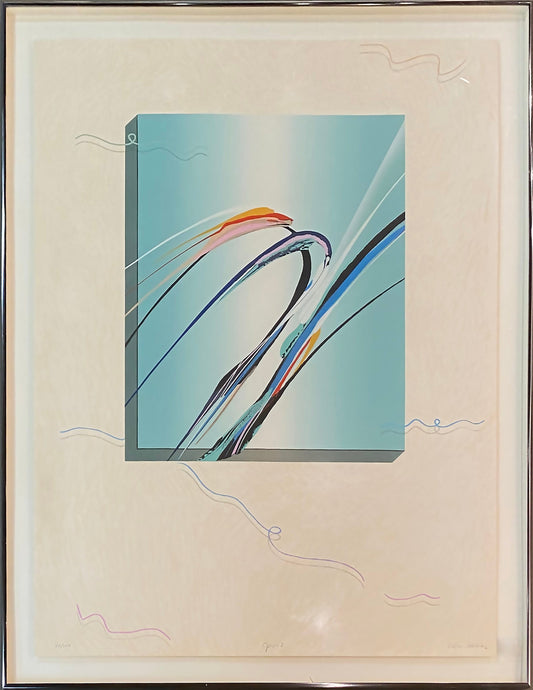 Elba Alvarez limited edition Opus I, framed Art Works Gallery