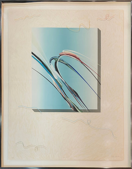 Elba Alvarez limited edition Opus II, framed Art Works Gallery