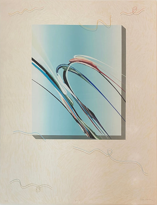 Elba Alvarez limited edition Opus II, framed Art Works Gallery