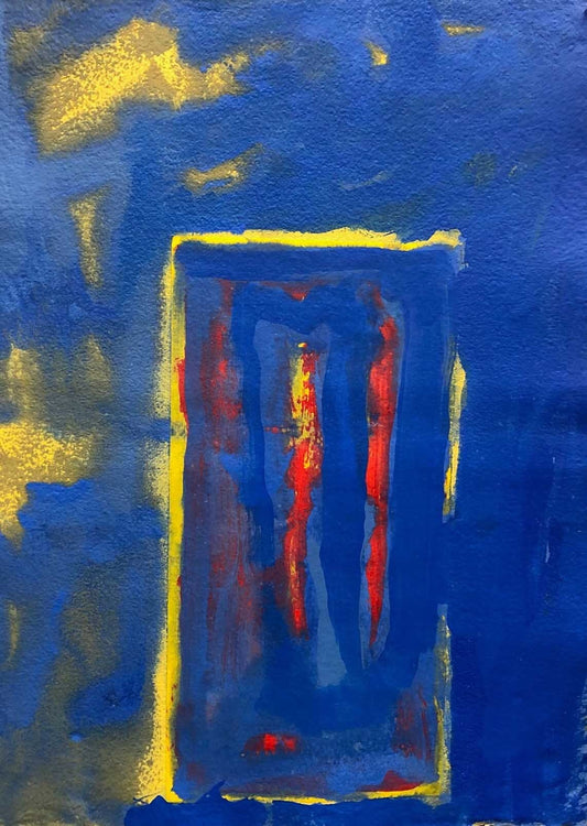 Eldon Underhill painting Threshold Blue Art Works Gallery