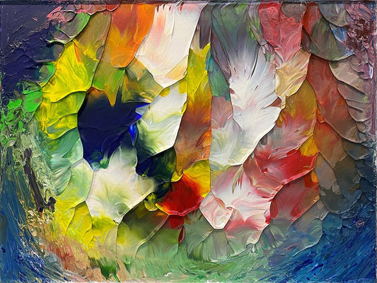 James Leonard painting Beauty From the Garden, framed Art Works Gallery