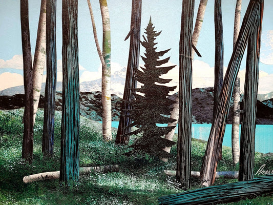 Ken Prescott painting Lonesome Pine Art Works Gallery