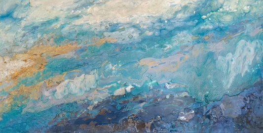 Linzy Arnott painting Sea Foam 2 Art Works Gallery