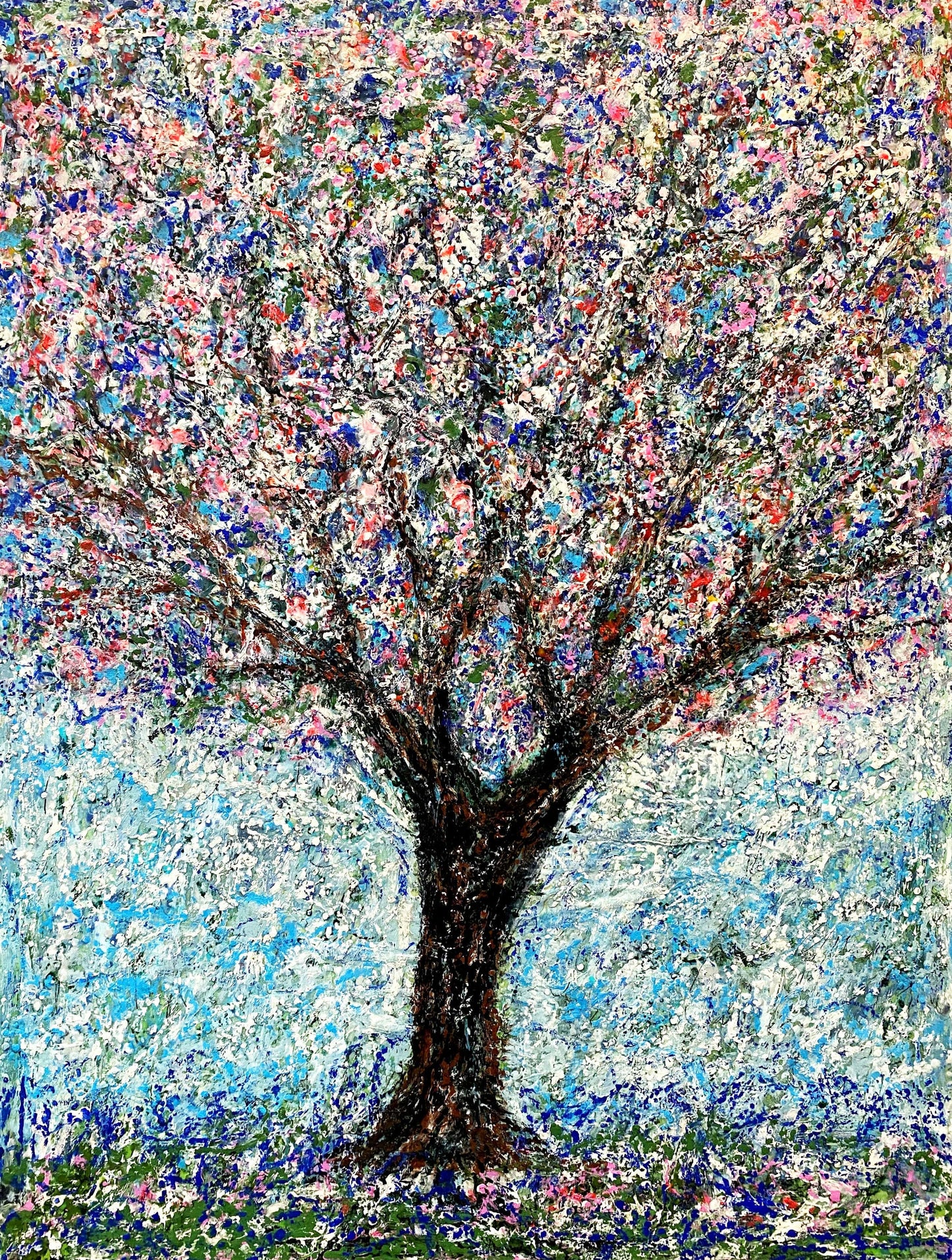 Marie Danielle Leblanc painting Majestic Bubbling Tree Art Works Gallery
