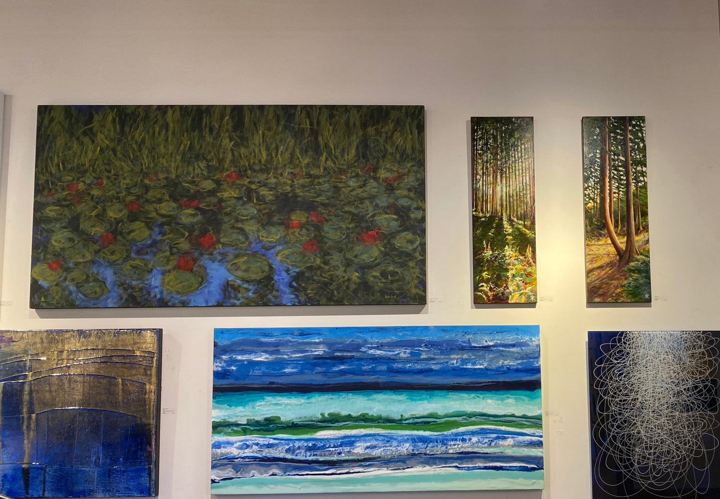 Marie Danielle Leblanc painting Nubra River Art Works Gallery