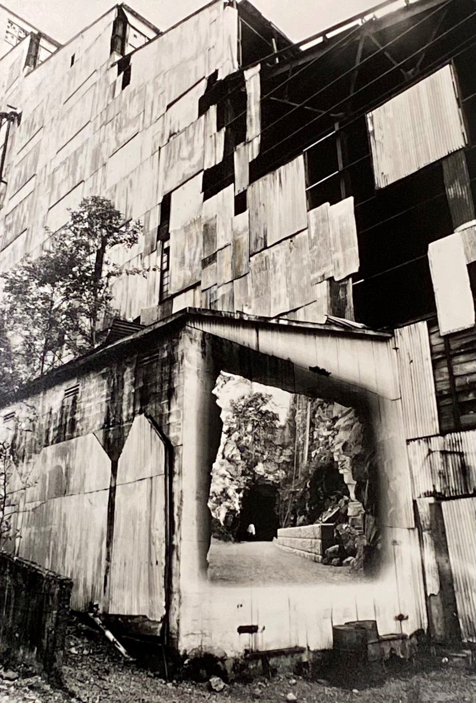 Nansi Kivisto photo Othello Tunneling thru Brittania Mine, matted Art Works Gallery