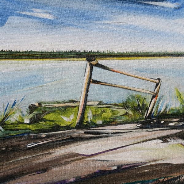 Sharon Quirke painting #18 River Gate & Cap Art Works Gallery