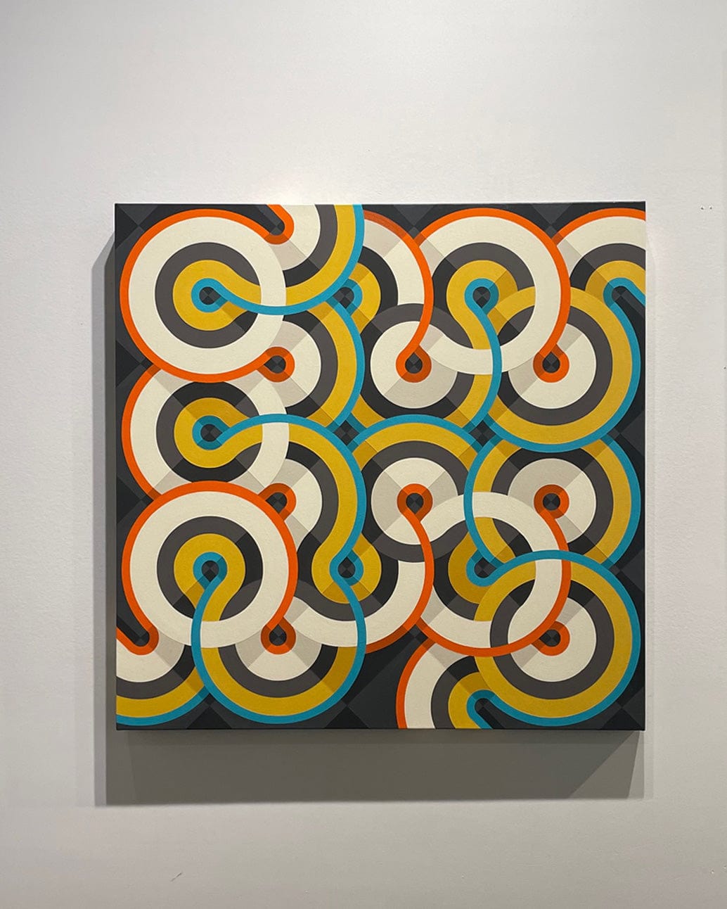 Steve Fortier painting Ringed Labyrinth Art Works Gallery