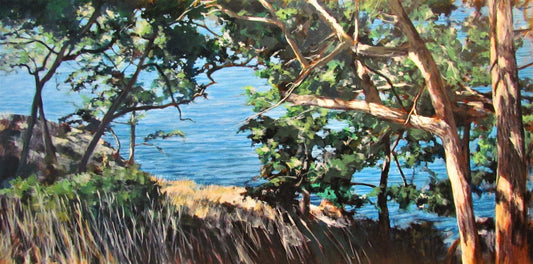 Steve Rayner painting Island Time Art Works Gallery