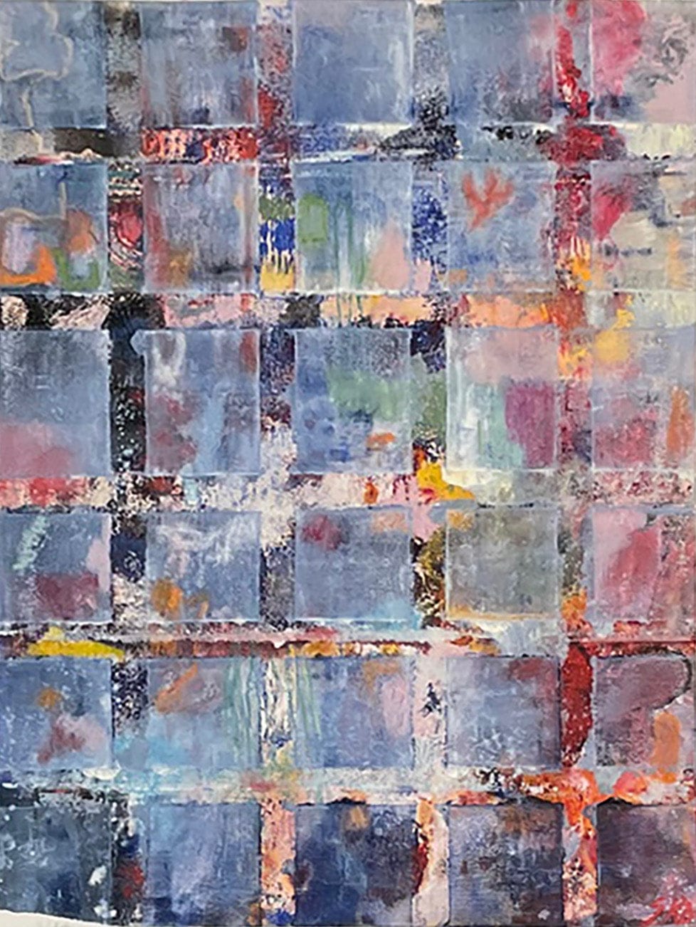 Sue Daniel painting Color Blocks #2 Art Works Gallery
