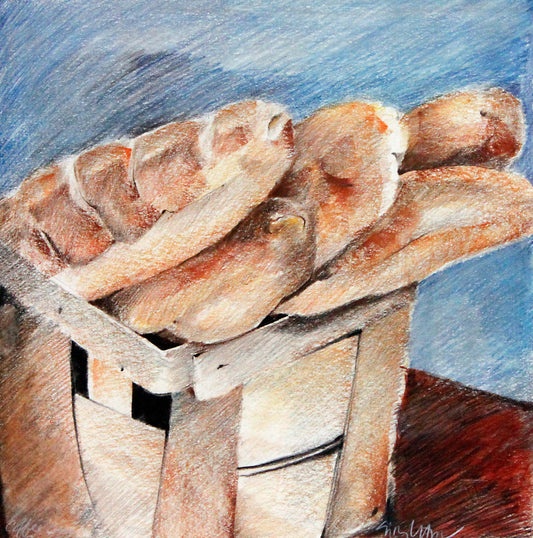 Susan Singleton limited edition Bread Basket Art Works Gallery